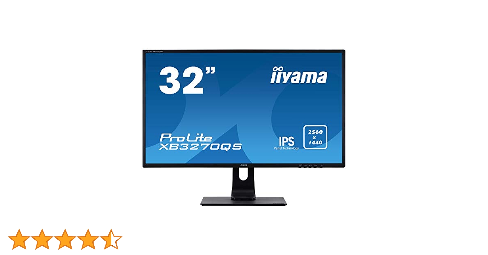 iiyama XB3270QS-B1 32 Inch IPS LCD (sRGB:100 Percent, NTSC